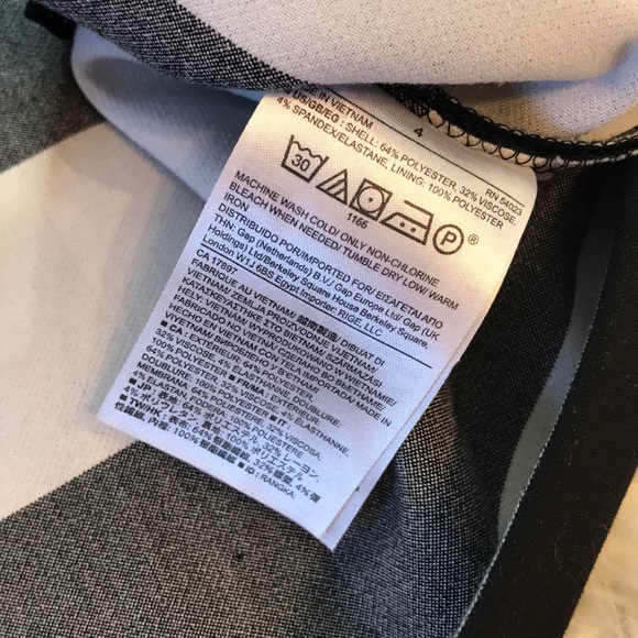 Grey and black size 4 Banana Republic dress - Picture 7 of 7